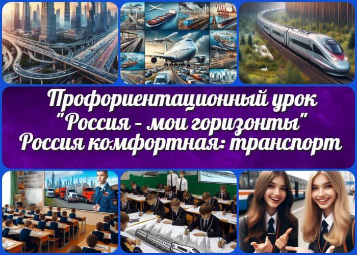 Занятие из курса &amp;quot;Россия - мои горизонты&amp;quot; на тему &amp;quot;Россия комфортная: транспорт&amp;quot;.